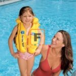 Giubbino salvagente gonfiabile swim kid giallo